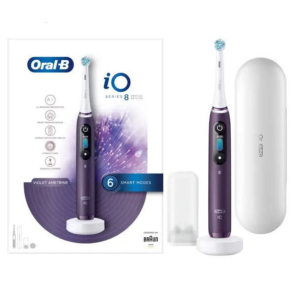 BRAUN Oral-B iO Series 8 智能充電電動牙刷 (紫色)